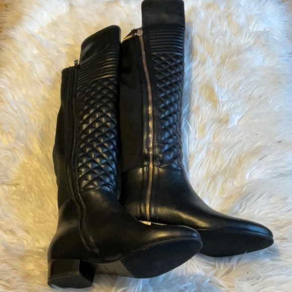 ANN CREEK Quilt Front Shaft Over The Knee Women’s Miller Black Boots Size 7.5 - Picture 5 of 13